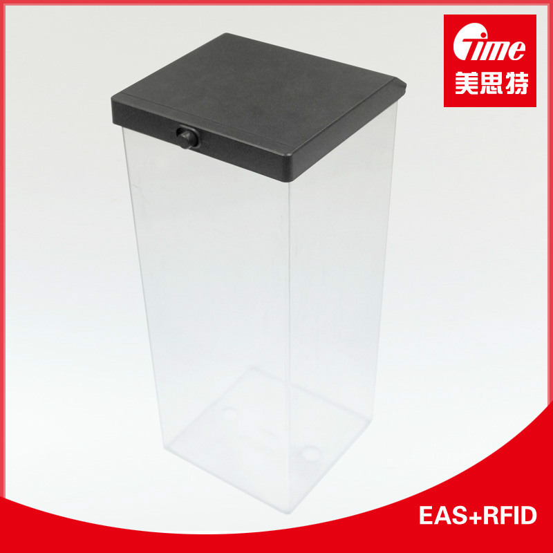 超市防盗保护盒报警透明塑料化妆品防盗保护盒商场防盗
