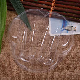 吸塑包装pvc透明折边手电筒文具包装盒现货折叠塑料盒可订制批发