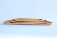 櫸木餐盤 創意木乾果盤條形 木盤子 披薩盤 日式壽司盤 長盤