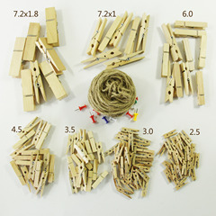 2.5cm photo holder, wooden small clip, photo clip, message clip, wooden photo frame, photo wall decoration