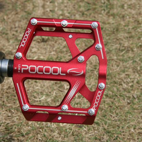 山地车铝合金脚踏 自行车单车彩色脚踏板 深圳厂家自行车脚踏