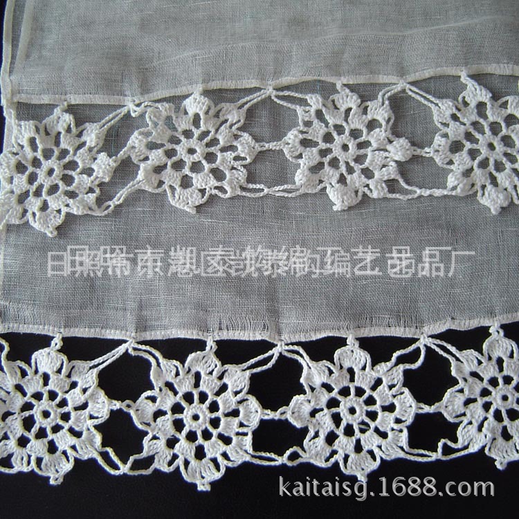 供应手钩衣领  针织衣领花边  手钩花边