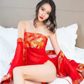 情趣内衣新娘装 唐朝性感和服新娘贵妃制服诱惑性感套装W29