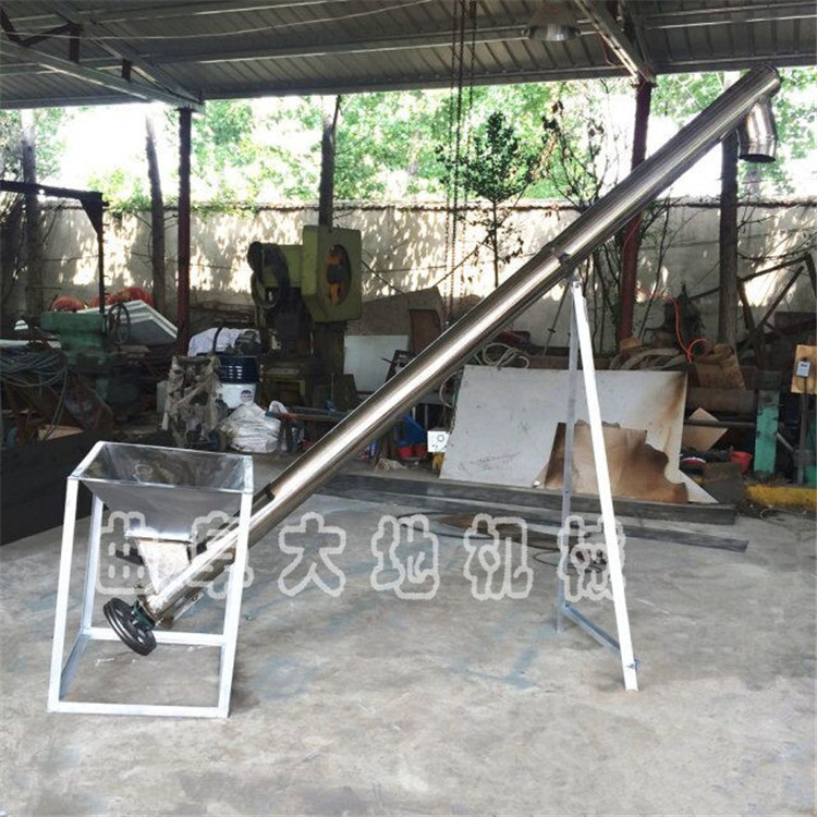 不锈钢螺旋输送机 碳钢管无轴给料机 无轴螺旋输送机