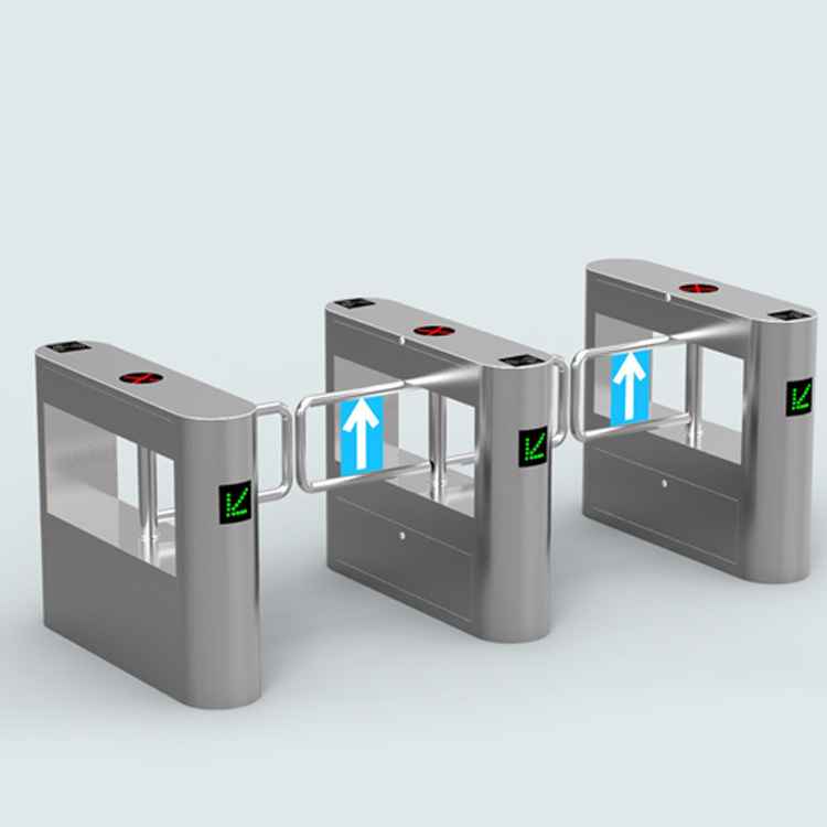 304不锈钢高端摆闸机芯 JHA230 小区刷卡门禁系统人行通道闸厂家