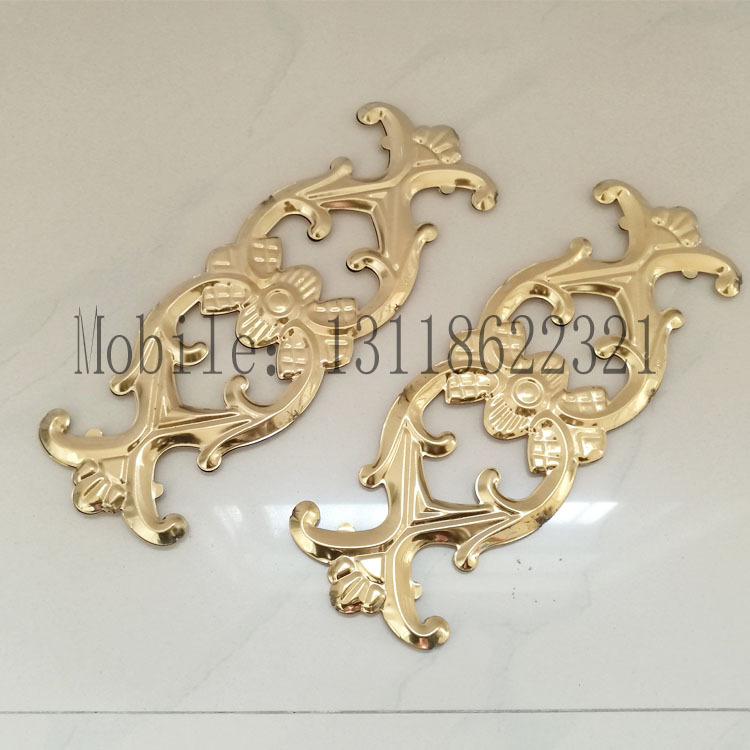 不锈钢冲压双桃花 不锈钢装饰配件 不锈钢冲压花类 大门装饰配件