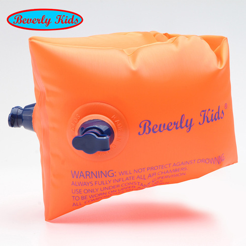 Swimming gear with thick swimming arm sleeves, child inflatable safety arm rings, dual airbag buoyant arms