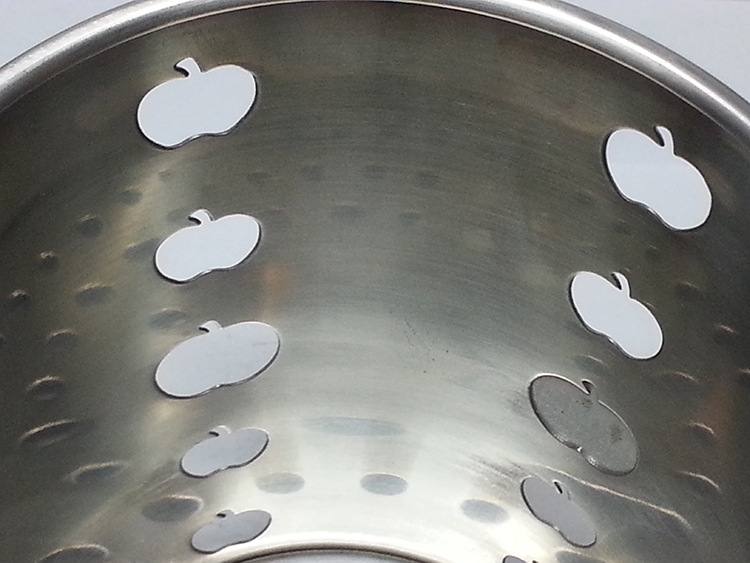 Factory direct sales of stainless steel chopstick cages, apple seat punching chopstick buckets, restaurant tableware buckets, cookware buckets detail image 7