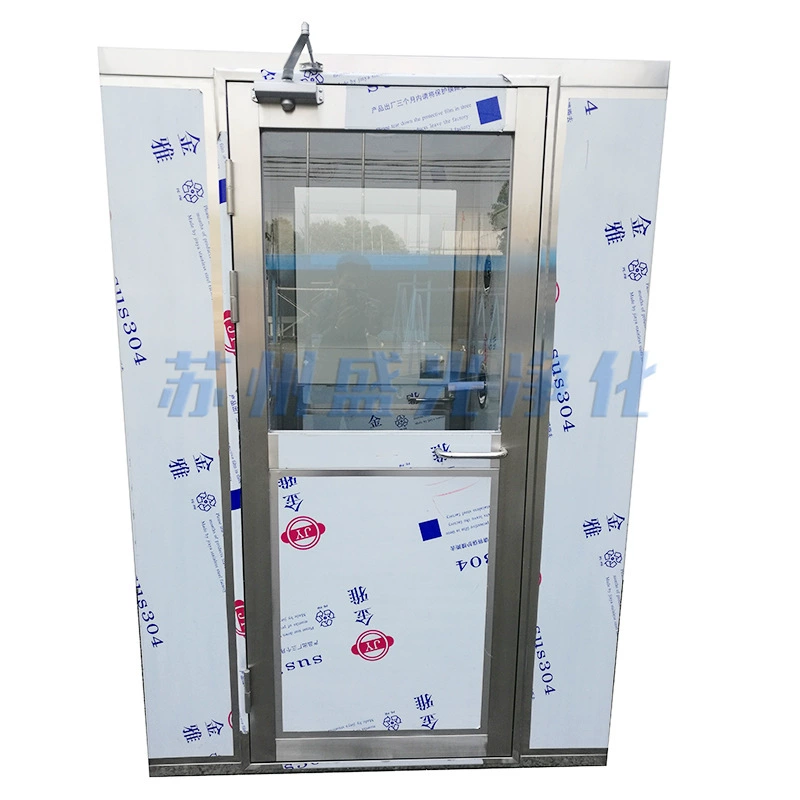 Производители поставляют чистую комнату с одним двойным выдувом воздуха душевая комната без пыли интеллектуальная воздушная душевая дверь из нержавеющей стали для воздушного душа оптом