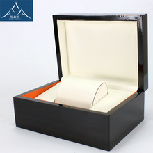 厂家定制高档木手表饰品包装盒精油盒纪念币盒亮光漆表盒定制批发