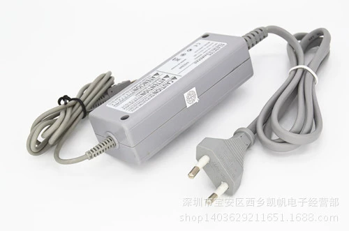 Блок питания для геймпада Wii U, адаптер питания для планшета Wii U, зарядное устройство по стандартам США/Европы