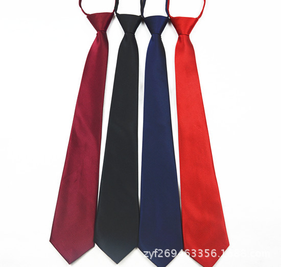 Of new style Rope necktie Lazy man convenient Easy draw formal wear business affairs zipper necktie