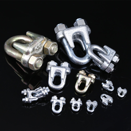 A-type wire rope chuck Mall Steel wire rope chuck tightener wire rope chuck U-shaped stainless steel lock