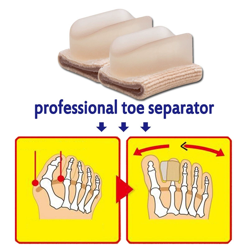Orthotics, silicone insoles, breathable toes splitters for toes