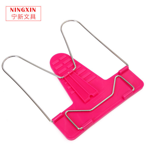 Manufacturer supply creative desktop plastic reading stand adjustable reading stand plastic book stand