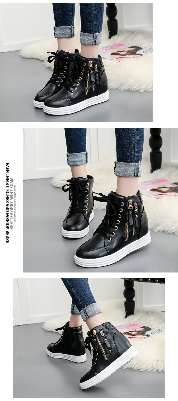 Bottes femme WU GUZHEN en PU artificiel - Ref 3354915 Image 26