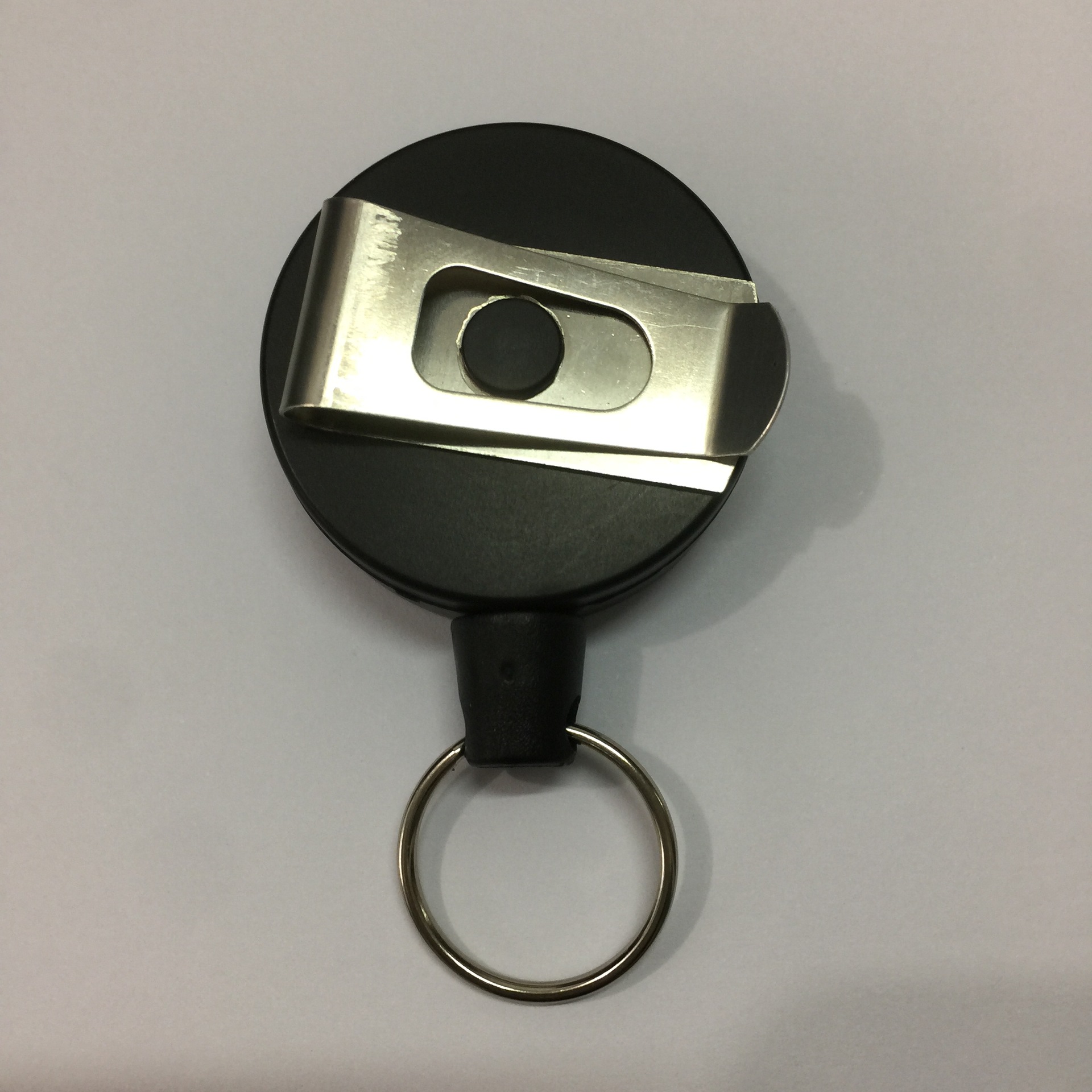 AMAZON亚马逊热销仿KEYBAK 44MM 高弹性易拉扣伸缩钥匙扣登山扣阿里巴巴