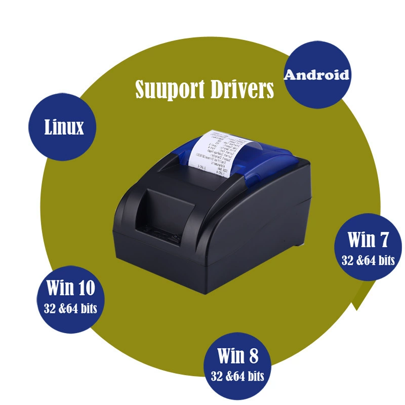 Принтер, кассовый аппарат, 58 мм, Android, Bluetooth
