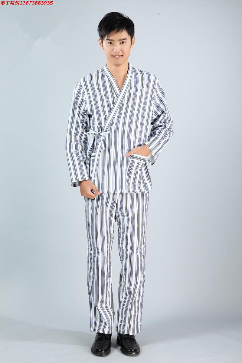 病号服长袖病人服道具服棉睡衣男女冬夏患者服住院服病服套装舒适-阿里巴巴