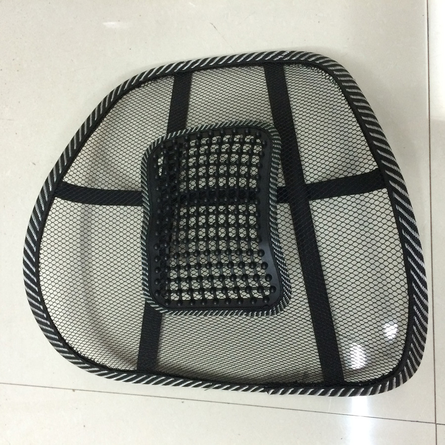 [Happy waist waist]Bold steel wire Leather nail Waist automobile massage Healthcare Lumbar pad massage Pinning Mesh cloth Cushion
