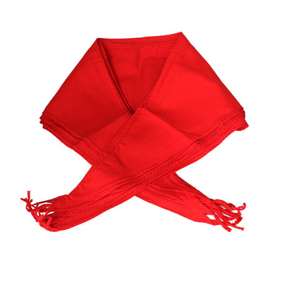 红领巾小学生适用1米1米2大号棉布加厚加宽红领巾少先队员|ru