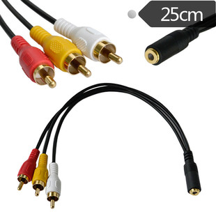 3.5���Oĸ�����D3RCA�����^AV��DC3.5ҕ�l���l���Dɏ����3RCA