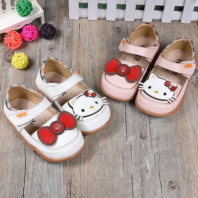 KT Catwoman shoes 2021 Spring and autumn payment Children Single shoes non-slip soft sole children Cartoon shoes 3-4 Old baby shoes