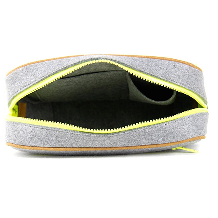 厂家直销潮流毛毡手机包 毛毡方形钱包批发毛毡手机包 毛毡钱包