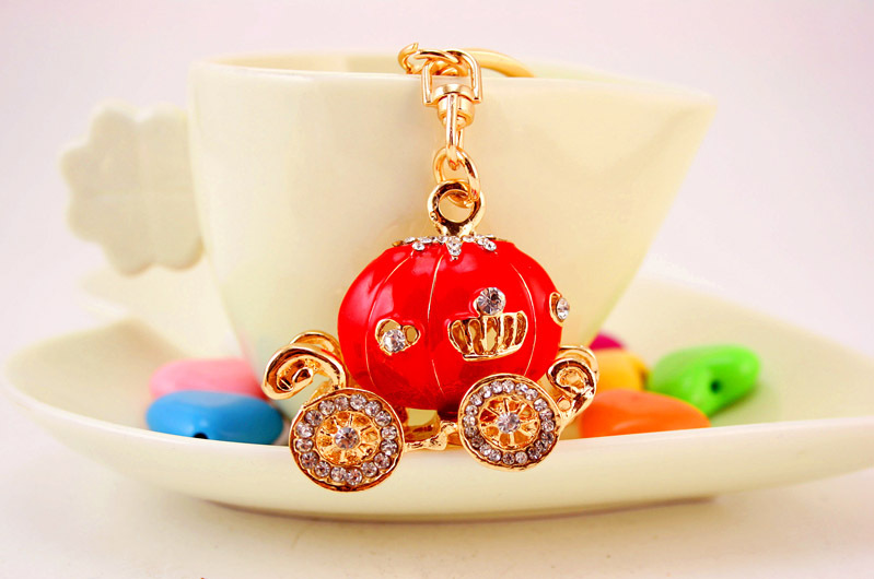 40g Weight Bag Charms Bag Accessories Type Rhinestones Inlay Material Alloy Material Pumpkin Pattern Animal Alloy Metal Valentine'S Day Mother'S Day Unisex 10
