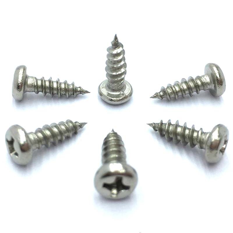 304不锈钢元头自攻螺丝 圆头自攻螺丝 盘头自攻螺丝M3-M6