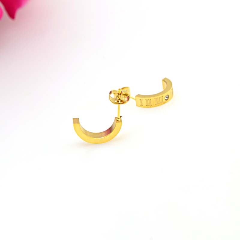 批发采购首饰套装-交叉双环情侣刻字项链 单钻