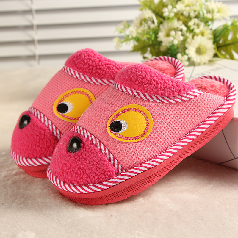 Pantoufles enfants en suède pour printemps - semelle plastique - Ref 1015986 Image 10