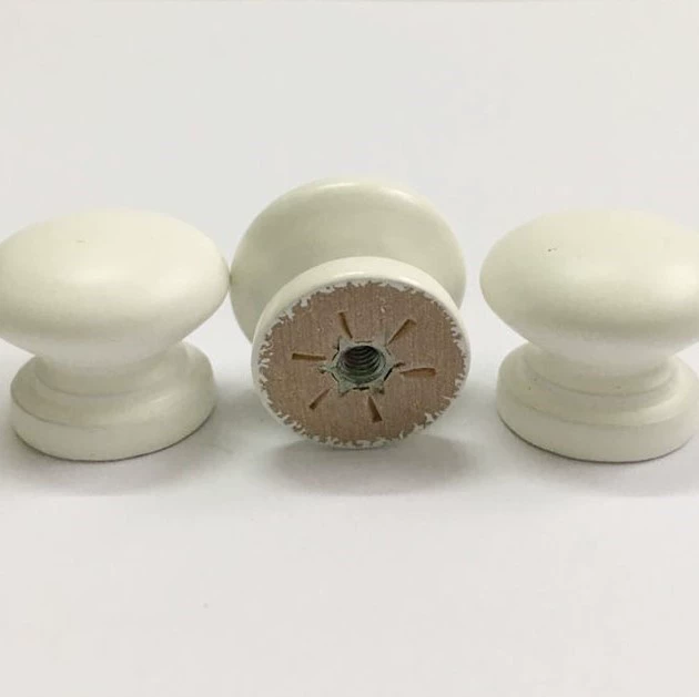 Qisheng бамбуковая мебельная фурнитура аксессуары грибная дверца ящика деревянная ручка круглая деревянная ручка с одним отверстием темная деревянная ручка