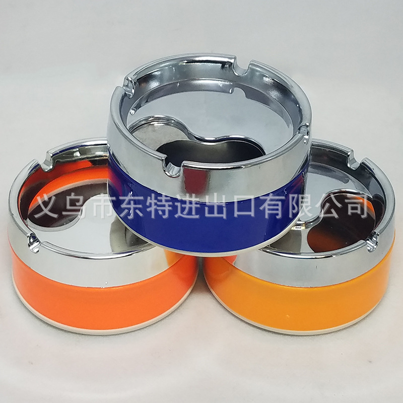 Factory direct sales of stainless steel rotary seal ashtrays, colorful gift ashtrays for bars, hotels and KTVS detail image 8
