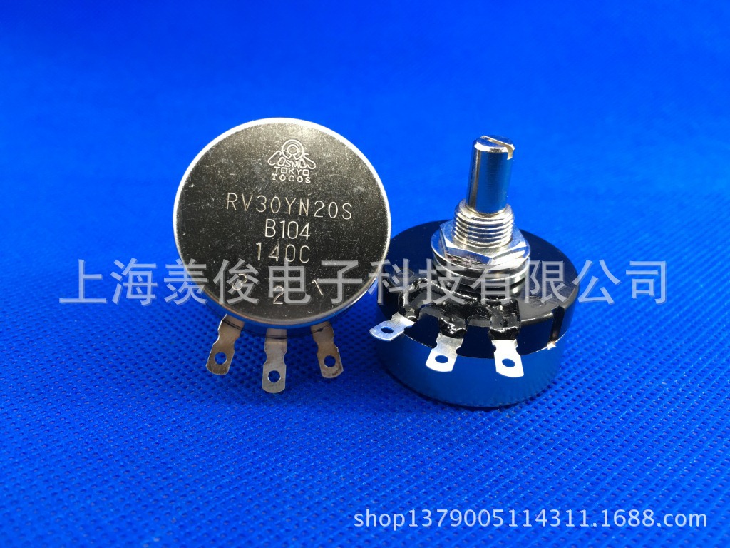 RV30YN20S B104 100K 日本原装 TOCOS TOKYO 单圈碳膜电位器