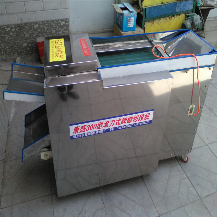 小型农村加工机械 滚刀式干辣椒籽皮分离切段机 QDJ-300