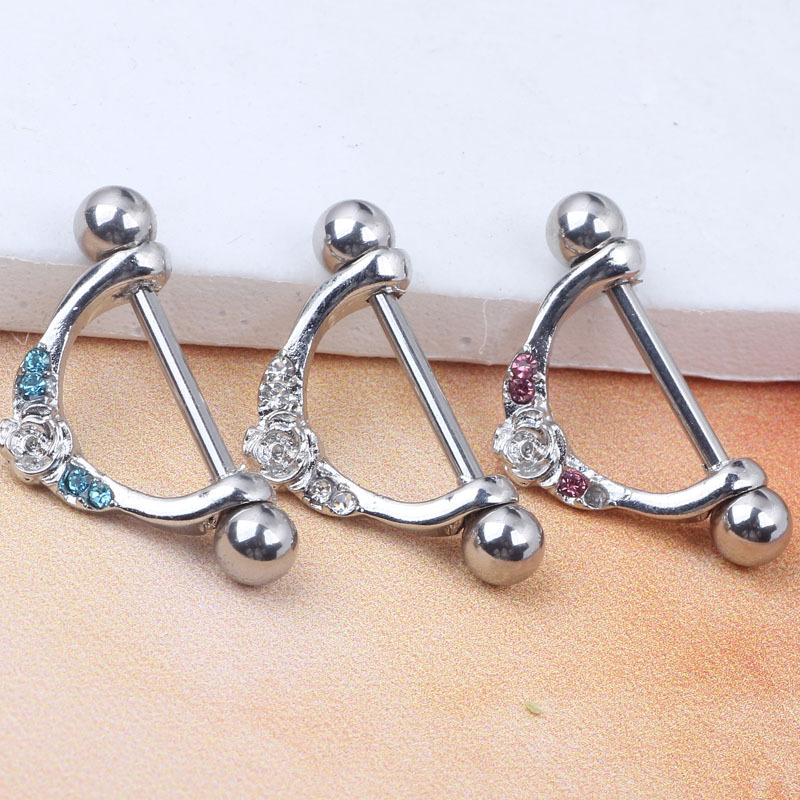 16G labret stud size and finish detail