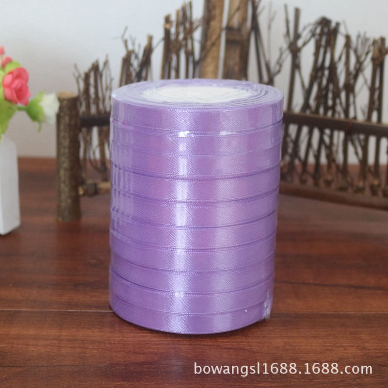 Yiwu venta al por mayor 1cm cinta regalo flor embalaje pastel hornear decoración cinta DIY casual multicolor