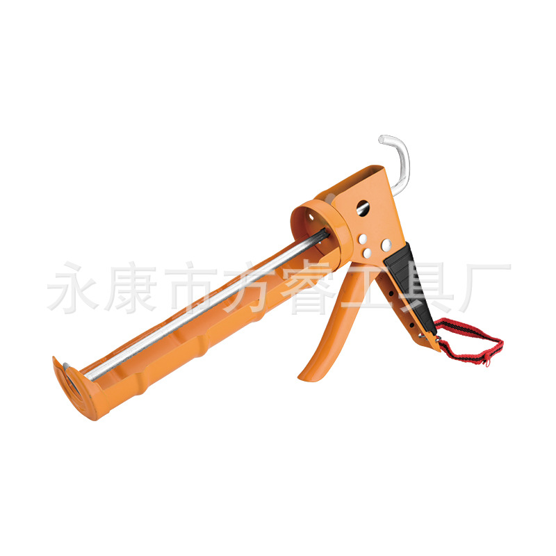 大半圆压胶枪 带牙 带剪刀压胶枪硅胶枪  硬支胶枪 打胶枪 填缝枪