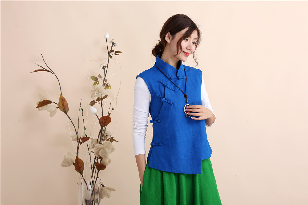 Gilet femme MA FAN TISSU en Chanvre - Ref 3316987 Image 38