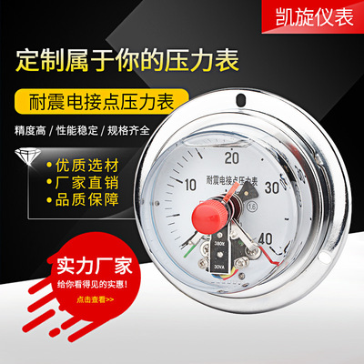 Electrical contacts Axial Electrical contacts Pressure gauge YNXC100ZT Oil pressure gauge