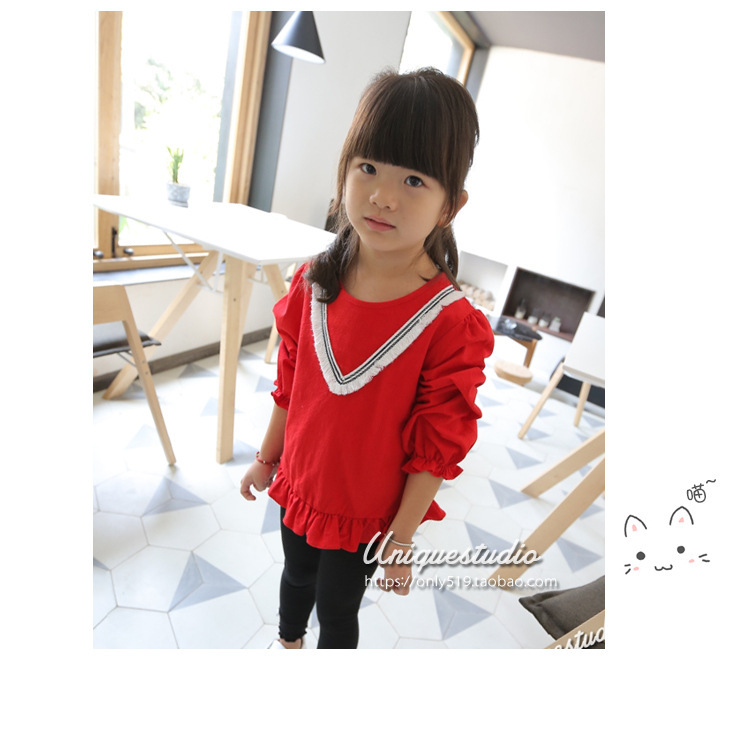 Chemise fille à manche longue - Ref 2087263 Image 9