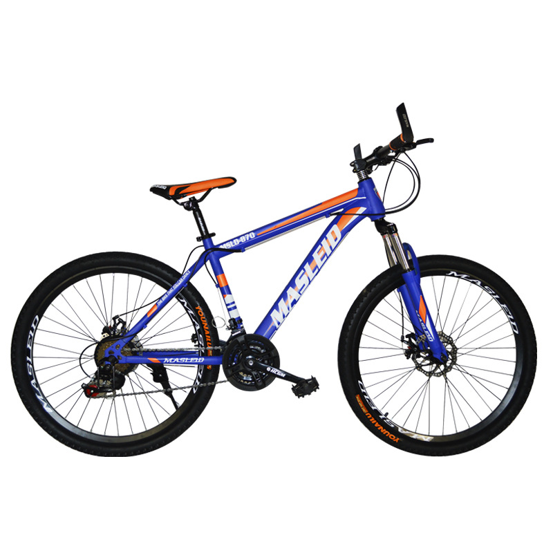 厂家直销21速碟刹山地车/减震越野山地自行车/烤漆铝合金车圈