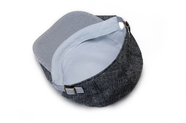 Verstellbare karierte Ivy Newsboy-Baskenmütze für Damen, Jugend, Mädchen, flache Kappe, Gatsby Cabbie, Golfmütze, modisches Accessoire – Detail 8