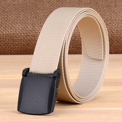 2.5cm 戶外輕量速干純男女士尼龍腰帶學生戶外軍訓細皮帶批發