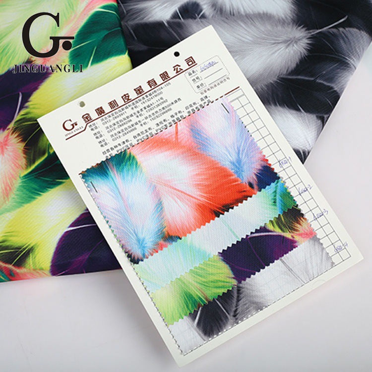 厂家供应涤纶印花户外箱包面料现货供应手工加厚pu箱包布料金广利