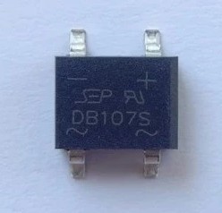 贴片式整流桥1A/1000V方桥 DB107S 全新原装 足电流电压