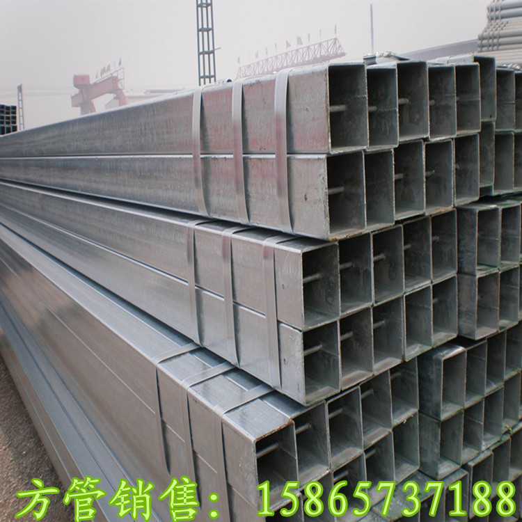 卖铁 镀锌方管厂家直供厚壁热镀锌方管 Q345B无缝矩形管生产加工