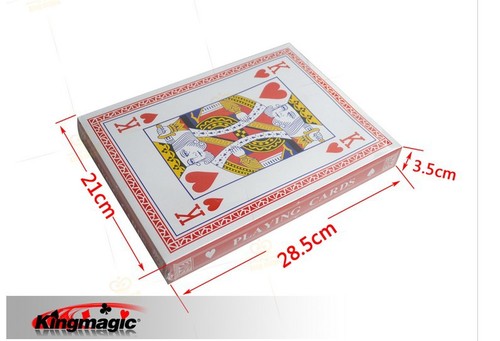 G1537 Big Card (A4 Big Poker) kingmagic magic props manufacturer direct sales magic toys