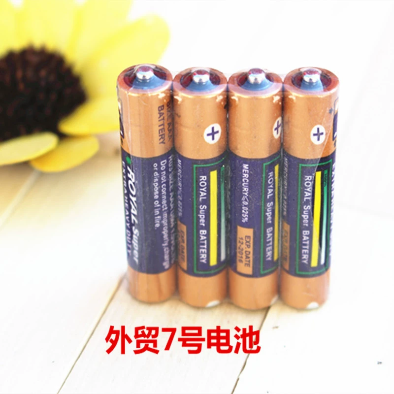 Внешняя торговля 7 # батарея 4 зерна набор сухой батареи ТВ пульт дистанционного управления батарея 1 Юань магазин предметов первой необходимости оптом